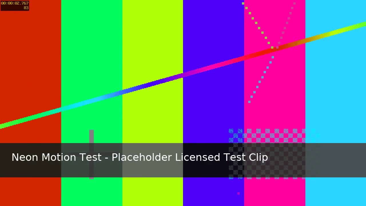 Neon Motion Test